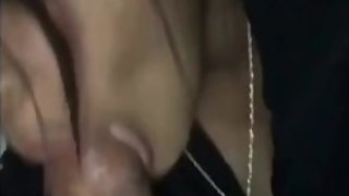 Teen sucking dick