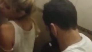 She likes to be fucked in toilet