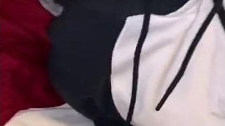 Cumshot in my Teen Step Sister before our parents get home.