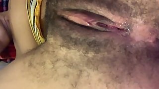 @2.52 ebony teen orgasm contractions vibrator makes her pussy flex