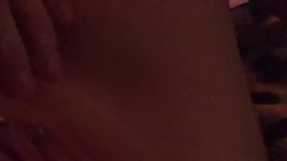 Teen teasing herself with dildo