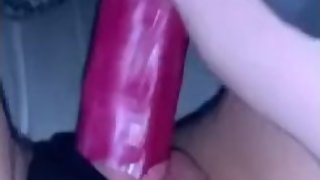 tight teen makes herself cum