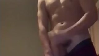 Cute English teen wanking his dick on snapchat