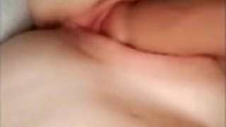 Tight Teen struggles to make Dildo Fit