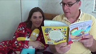 Daddy with big cock fucks hard busty amateur girl