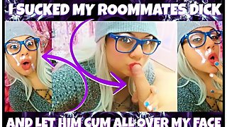 New College Freshmen Big Dick Roommate Selfie Blowjob @TheFunnyFluffer