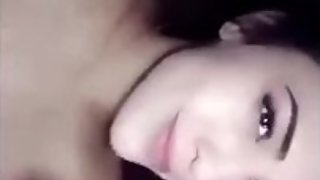 Rainey James bed blowjob cum swallow.