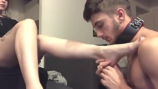 Gothic girl amateur femdom (real french couple)