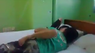 Indonesian teen doggy and sideways lovemaking