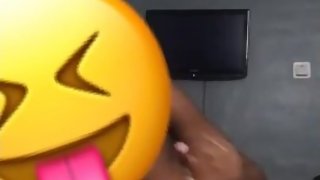 Ebony Thot sucks Cousin boyfriend Dick