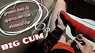 Cum on socks