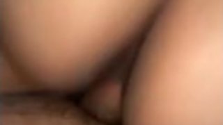 Teen Girl Riding Reverse Cowgirl On Her Moms Bed