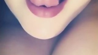 Hot girl shows me her huge tits on holla app