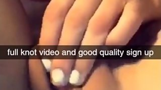 Barely legal teen gets her snapchat nudes leaked