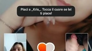 Showing my HUGE COCK to GIRLS on OMEGLE l, and they WANT my NUMBER!