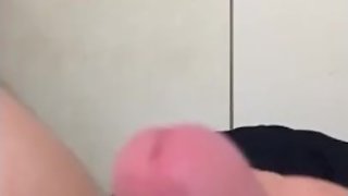 Small teen dick masturbation & cum