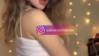 Hot Russian dancing downblouse BIGO live