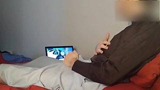 Church lady watching porn at home!