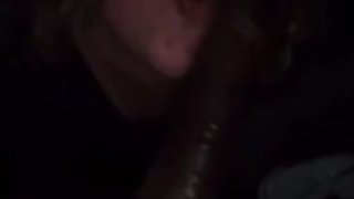 Sucking a big black dick sloppy