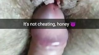 Just rubbing, no cheating dear! [Snapchat, Cuckold]