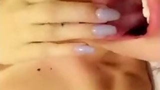 Hot teen with big tits deepthroat and fuck hard