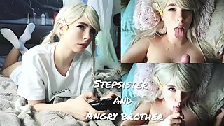 Stepsister Paid with Her Body for a Broken Gamepad (cum face)?MollyRedWolf