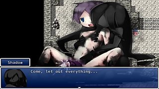 A ghost girl absorbs a man's body by forcing him to cum then release him