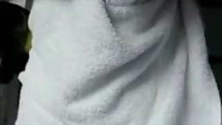 Towel drop after shower 18 years old teen online showing off perfect body