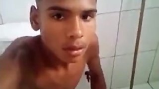 Teen Boy Jerk Offs Cock In Bathroom.. CAUGHT By Lil Sis!!
