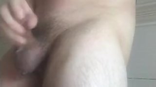 Teen jerk off in shower