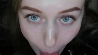 Got a Bitch! Sucks My Cock While Her Boyfriend Is Sleeping