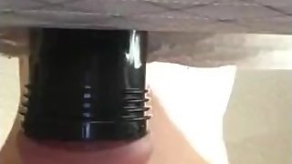 18 Year Old Fucks and Cums in Fleshlight For The First Time!!