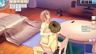 Repeatedly Fucking Blonde School Girl (Stacy Flowers) in Club Room, Bedroom