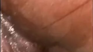 Beautiful Ebony Teen- gets her perfect pussy soaked