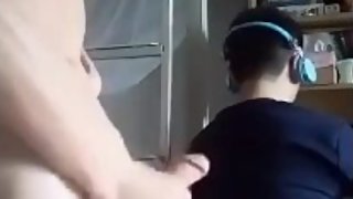 Roommate never knew he was wanking