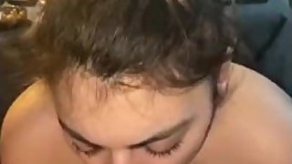 Cum all over my face