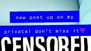 young college teen selling her premium snap