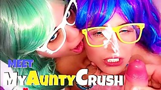 CAUGHT by my STEPAUNT sucking dick @TheFunnyFluffer on Twitter