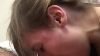 College girl love sucking cock after school