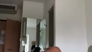 Tinder slut rides cock in hotel