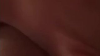 my sister's whore masturbates in the bathroom