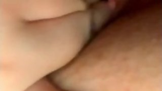 Teen playing with pussy for daddy