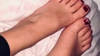 Another high school teens feet