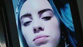 Billie Eilish Hot Cumshot , cum tribute, cum face